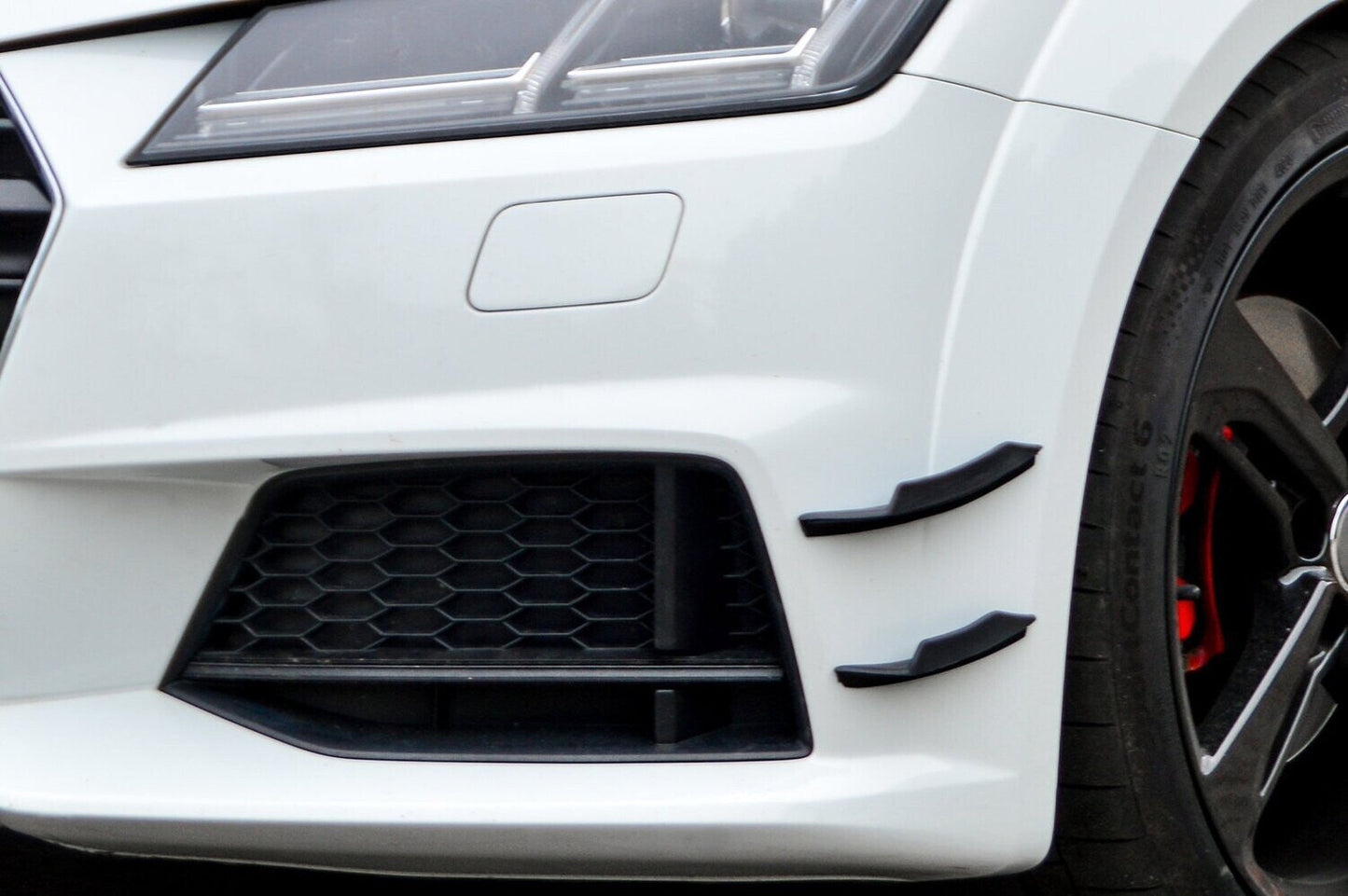 Seitenflaps Satz Audi TT 8S, S-Line Bj.: 2014-09/2018 Schwarz Matt
