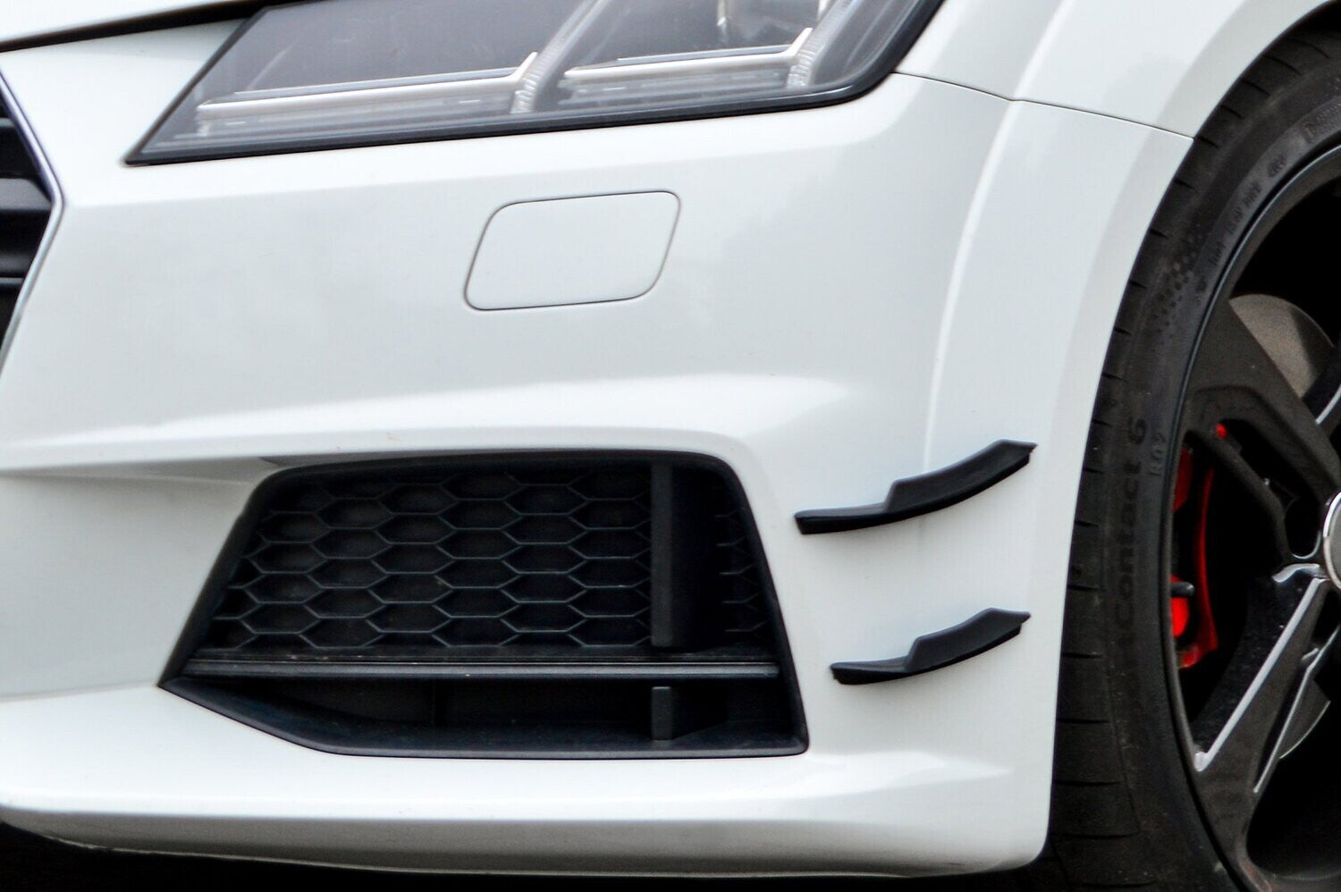 Seitenflaps Satz Audi TT 8S, S-Line Bj.: 2014-09/2018 Schwarz Matt