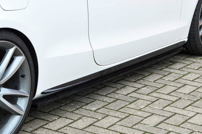 CUP Seitenschwellersatz Audi A5 / B8 S-Line Bj.:2011-2017 Carbon