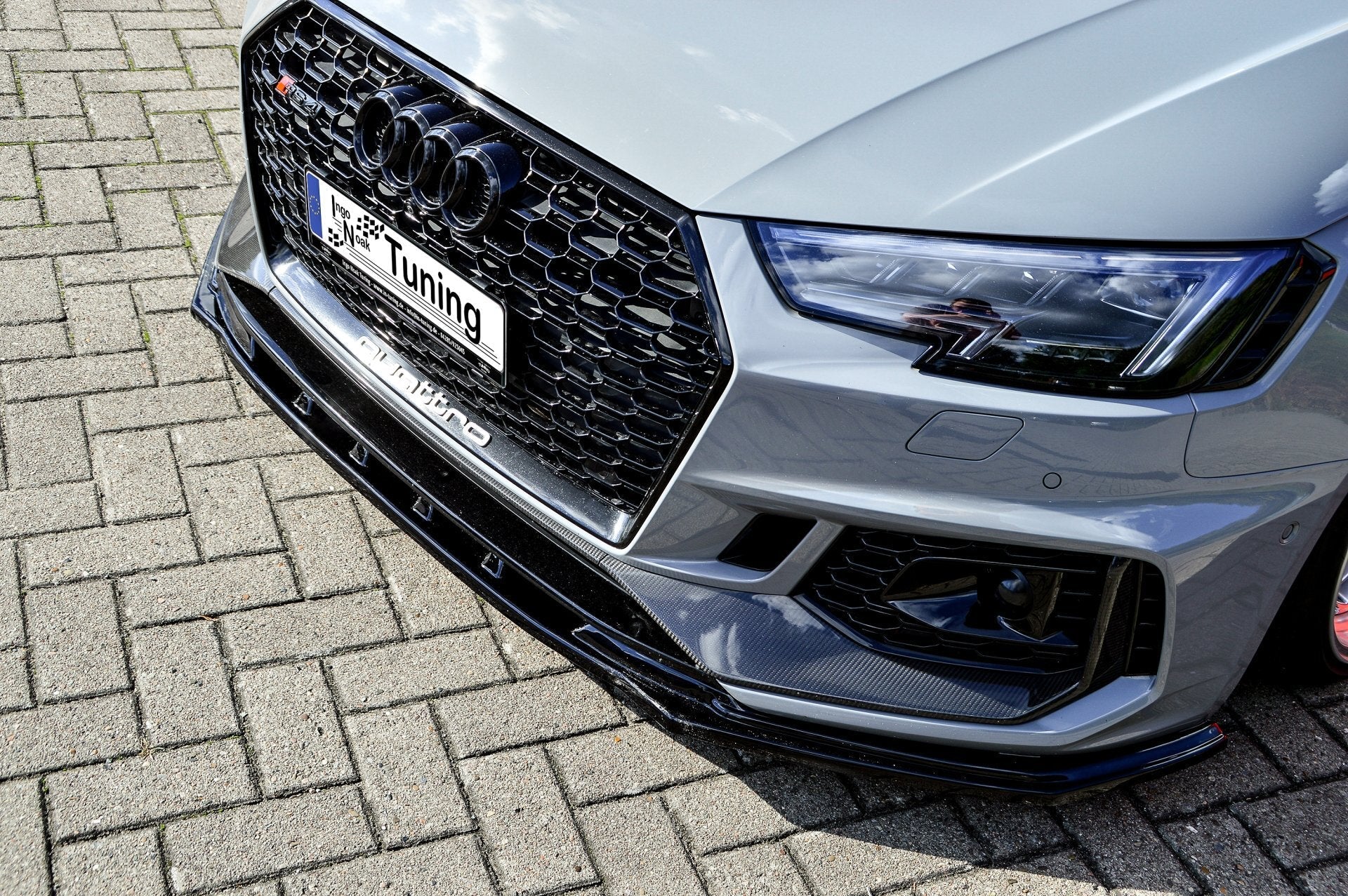 CUP Frontspoilerlippe ABS Audi RS4, B9, Avant Bj.: 2017-2020 Carbon