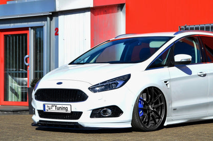 CUP Frontspoilerlippe ABS Ford S-Max 2 Bj.: 2015-2019 Schwarz Matt