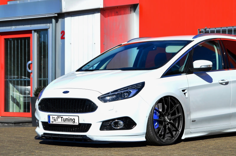 CUP Frontspoilerlippe ABS Ford S-Max 2 Bj.: 2015-2019 Schwarz Glanz