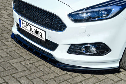 CUP Frontspoilerlippe ABS Ford S-Max 2 Bj.: 2015-2019 Schwarz Glanz