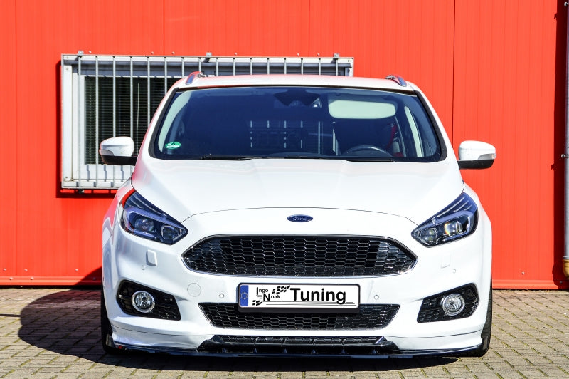 CUP Frontspoilerlippe ABS mit Seitenwing Ford S-Max 2 Schwarz Matt