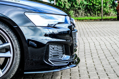 CUP Frontspoilerlippe ABS Audi A6 + S6 Typ C8, 4K ab Bj.:2018 Carbon
