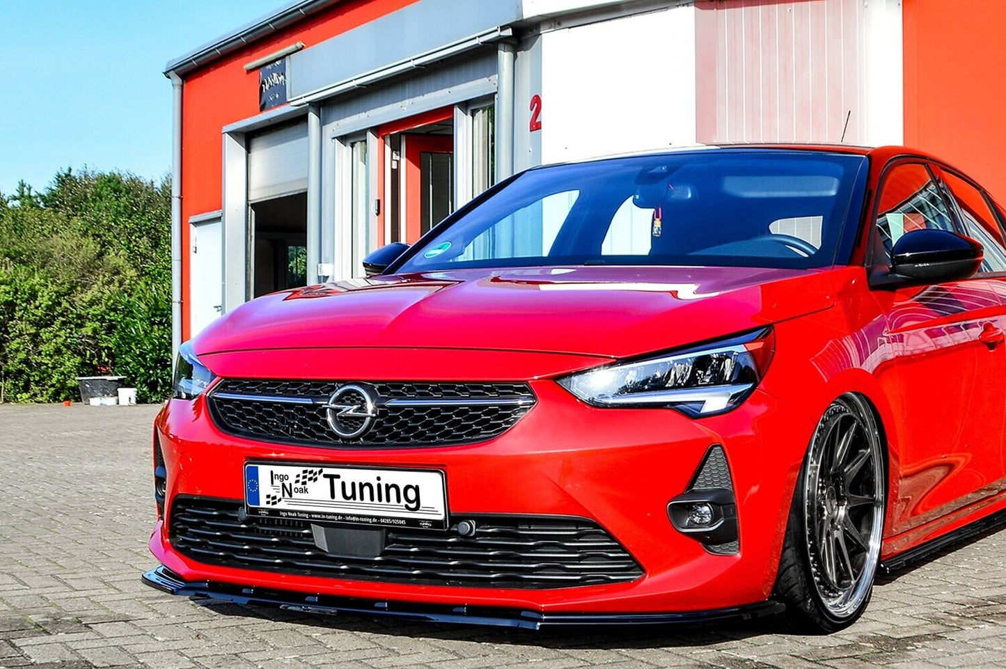 CUP Frontspoilerlippe ABS Opel Corsa F, GS-Line ab Bj.: 2019- Carbon