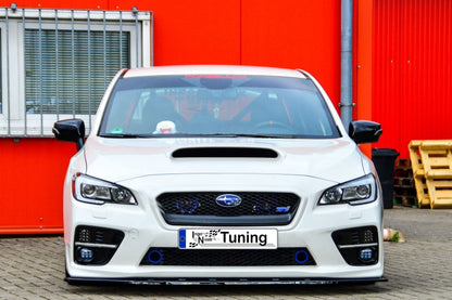 CUP Frontspoilerlippe ABS Subaru Impreza WRX STI (V1 + VAF) Schwarz Glanz