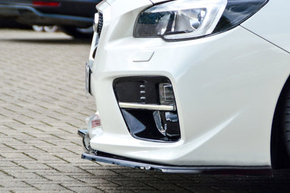 CUP Frontspoilerlippe ABS Subaru Impreza WRX STI (V1 + VAF) Schwarz Matt