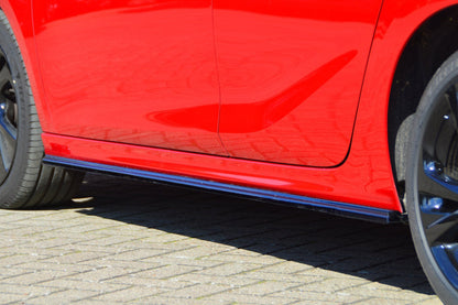 Seitenschwellersatz ABS Opel Corsa F ab Bj.: 2019- Schwarz Matt