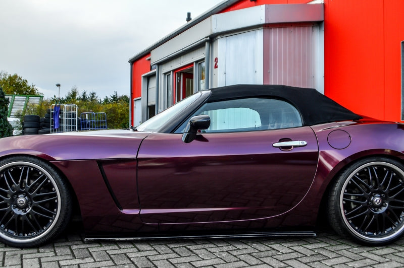 CUP Seitenschweller Opel GT-Roadster BJ.:2007-2009 Schwarz Glanz