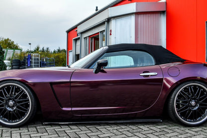 CUP Seitenschweller Opel GT-Roadster BJ.:2007-2009 Schwarz Glanz