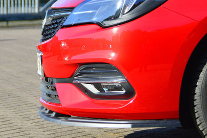 CUP Frontspoilerlippe ABS Opel Astra K, Sports Tourer Schwarz Matt