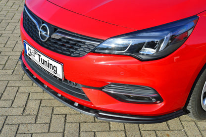CUP Frontspoilerlippe ABS Opel Astra K, Sports Tourer Schwarz Matt