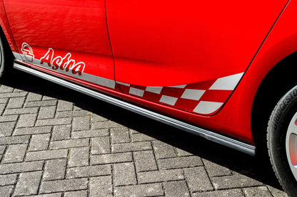 Seitenschwellersatz ABS Opel Astra K, Schrägheck Bj.: 2019-2021 Carbon
