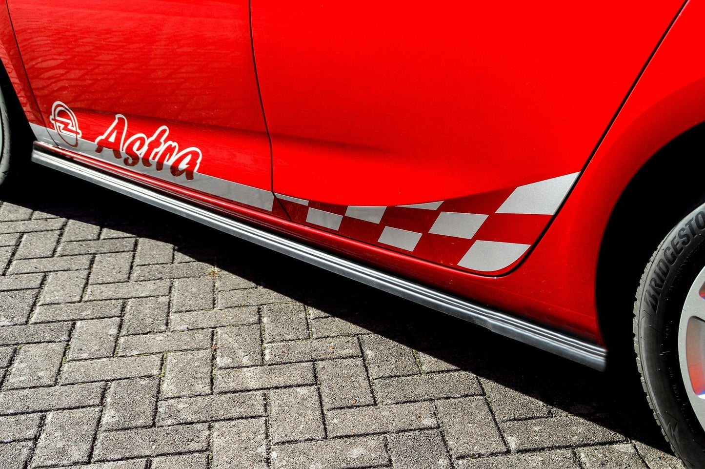 Seitenschwellersatz ABS Opel Astra K, Schrägheck Bj.: 2015-2019 Carbon