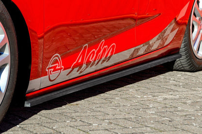 Seitenschwellersatz ABS Opel Astra K, Schrägheck Bj.: 2019-2021 Carbon