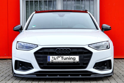 CUP Frontspoilerlippe ABS mit Seitenwing Audi A4 Facelift, B9 8W Carbon