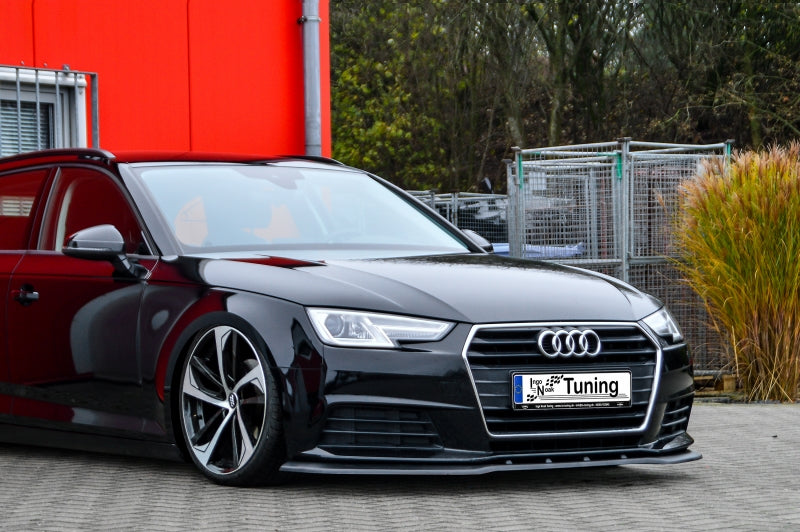 CUP Frontspoilerlippe ABS Audi A4 B9 ab Bj.:2015- Schwarz Matt