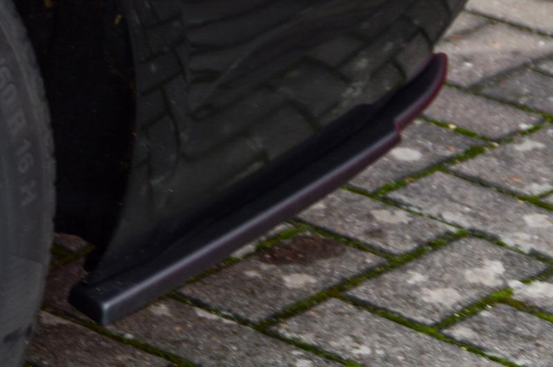 Heckansatz Seitenteile ABS Audi A4 B9 ab Bj.:2015- Schwarz Matt