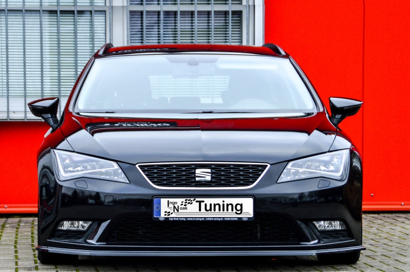 CUP Frontspoilerlippe ABS Seat Leon 3, 5F Bj.: 2012-2016 Schwarz Matt