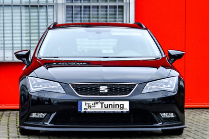 CUP Frontspoilerlippe ABS Seat Leon 3, 5F Bj.: 2012-2016 Schwarz Matt