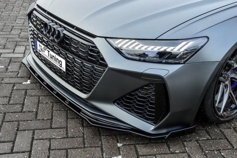 CUP Frontspoilerlippe ABS mit Seitenwing Audi RS6, Typ C8 4K Carbon
