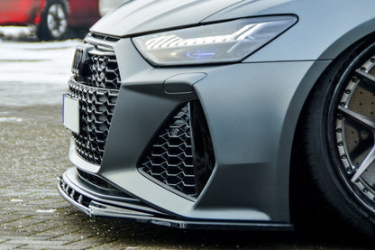CUP Frontspoilerlippe ABS Audi RS6, Typ C8 4K ab Bj.:2019 - Carbon