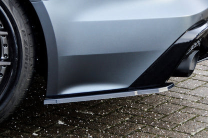 Heckansatz Seitenteile ABS Audi RS6, Typ C8 4K ab Bj.:2019 - Schwarz Matt