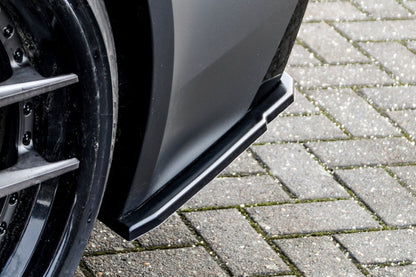 Heckansatz Seitenteile ABS Audi RS6, Typ C8 4K ab Bj.:2019 - Schwarz Matt