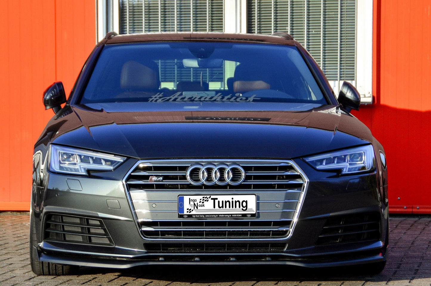 CUP Frontspoilerlippe ABS mit Seitenwing Audi A4 B9 Bj.:2015-2019 Carbon