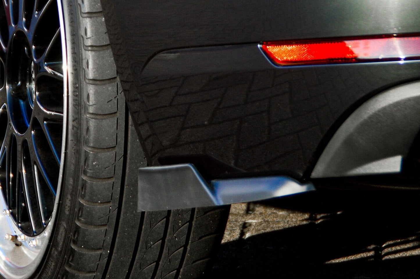 Heckansatz Seitenteile ABS Audi A4 B9 Bj.:2015-2019 Schwarz Glanz