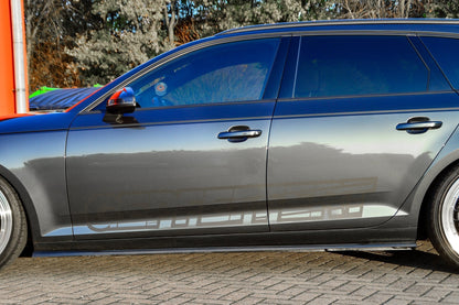 Seitenschwellersatz ABS Audi A4 B9 Bj.:06/2018-05/2019 Schwarz Glanz