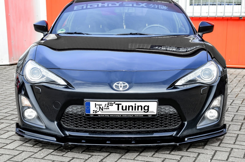 CUP Frontspoilerlippe ABS Toyota GT86, ZN Bj.: 2012-2017 Schwarz Glanz