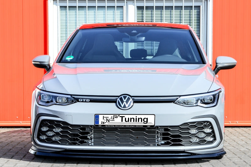 CUP Frontspoilerlippe ABS Volkswagen Golf 8 GTD ( CD1) Schwarz Glanz