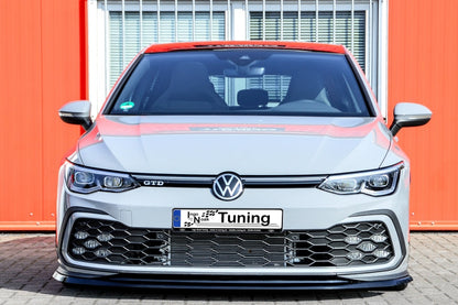 CUP Frontspoilerlippe ABS Volkswagen Golf 8 GTD ( CD1) Schwarz Glanz