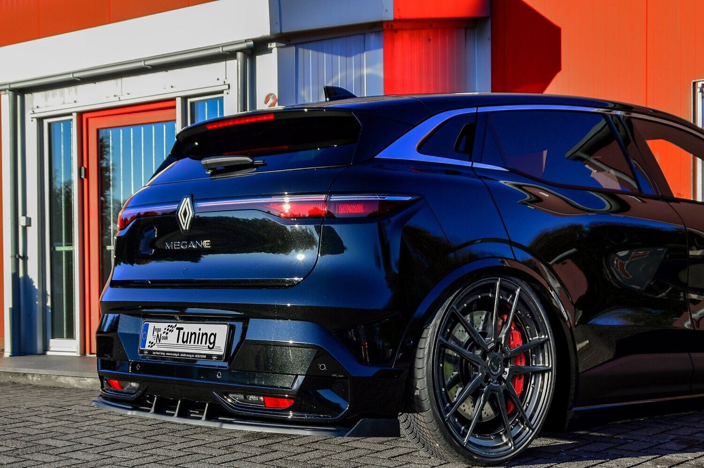 Heckdiffusor ABS Renault Megane E-Tech Elektric, Typ: RCB Schwarz Glanz