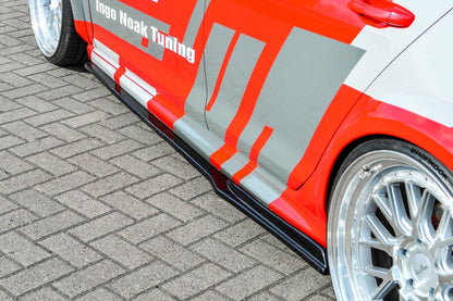 Seitenschwellersatz RLD Volkswagen Golf 7 GTI + GTD Typ AU Schwarz Matt