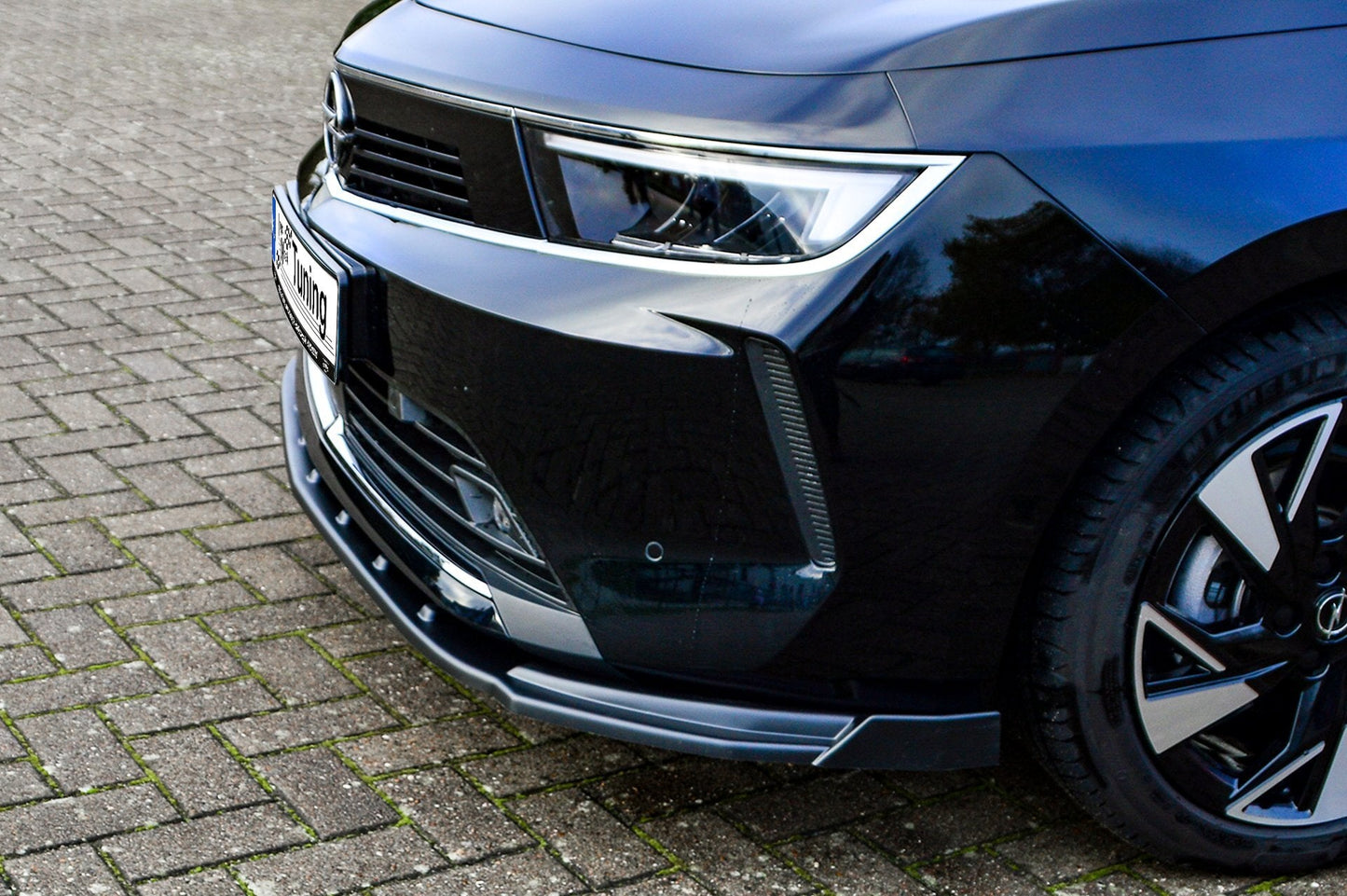 CUP Frontspoilerlippe ABS mit Seitenwing Opel Astra L, Schrägheck Carbon