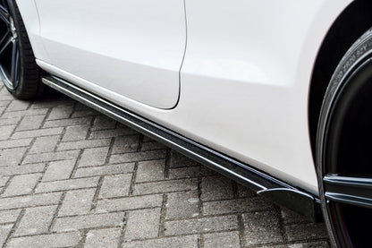 CUP Seitenschwellersatz mit Seitenwing Audi A5 / B8 Bj.:2005-2011 Carbon