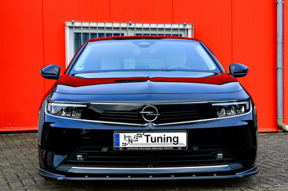 CUP Frontspoilerlippe ABS Opel Astra L, Schrägheck ab Bj.: 2022- Schwarz Matt