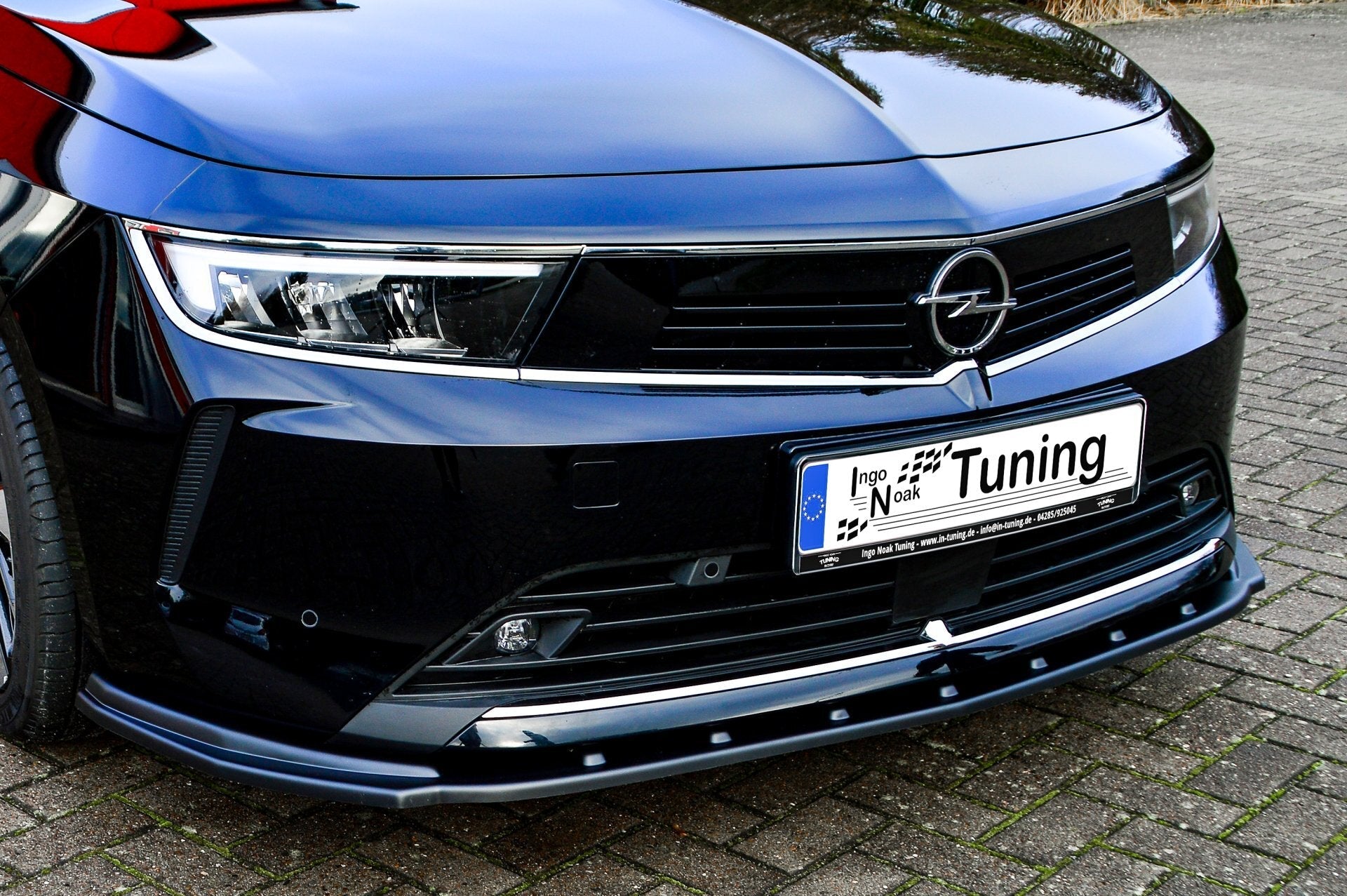 CUP Frontspoilerlippe ABS Opel Astra L, Schrägheck ab Bj.: 2022- Schwarz Matt