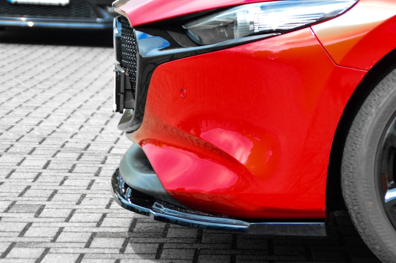 CUP Frontspoilerlippe ABS Mazda 3, BP ab Bj.: 2018- Schwarz Matt