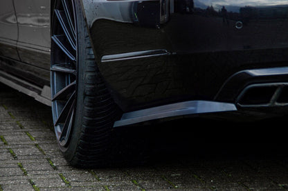 Heckansatz Seitenteile ABS Mercedes Benz S-Klasse, W221 Schwarz Glanz