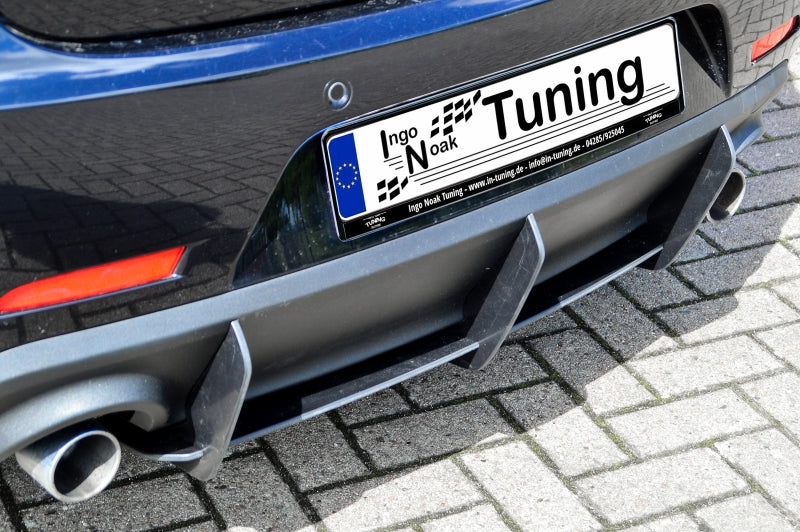 Gefräster Heckansatz mit Seitenflaps Alfa Romeo Giulietta Schwarz Matt