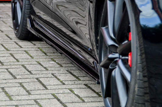 CUP 4 Seitenschweller Alfa Romeo Giulietta Bj.: 2010-2016 Schwarz Matt