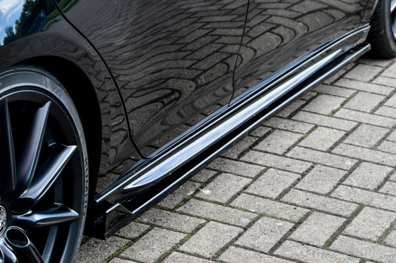 CUP 4 Seitenschweller Alfa Romeo Giulietta Bj.: 2010-2016 Schwarz Glanz