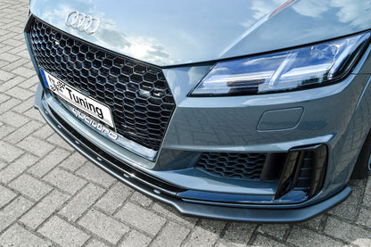 CUP Frontspoilerlippe ABS Audi TTS, 8J-FV/8S Facelift Schwarz Glanz