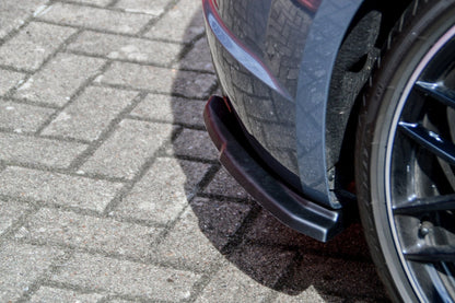 Heckansatz L/R Audi TTS, 8J-FV/8S Facelift ab Bj.: 9/2018- Schwarz Glanz