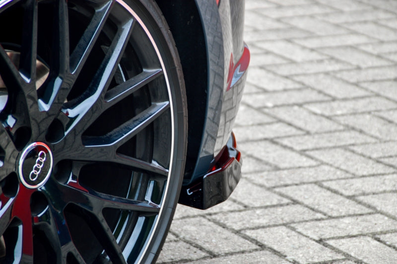 Heckansatz L/R Audi TTS, 8J-FV/8S Facelift ab Bj.: 9/2018- Schwarz Glanz