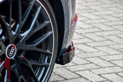 Heckansatz L/R Audi TTS, 8J-FV/8S Facelift ab Bj.: 9/2018- Schwarz Glanz